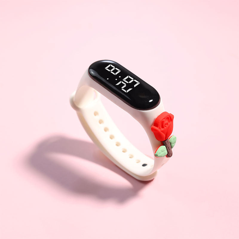 LED Electronic Watch Student Cute Doll Luminous