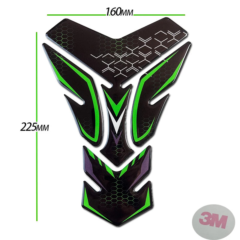 3D Motorcycle Tank Pad Protector Stickers Decal Accessories  For Kawasaki Ninja400 Z900 Z1000 zx10r er6n Versys 650