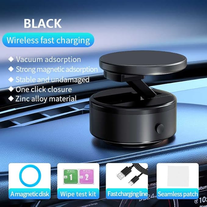 Magnetic Phone Holder for Car, 360° Rotatable